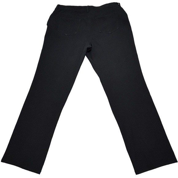 Chico’s Pants Women's 2.5 Short US 14 Black So Slimming Trousers Measure 35x28 - Picture 3 of 12